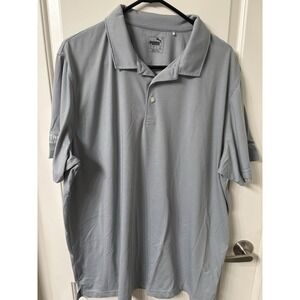 Men's PUMA Polo Gray Size XXL BStapley Memorial Foundation Custom Embroidered